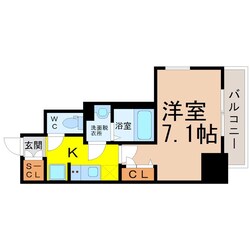 ディアレイシャス金山の物件間取画像